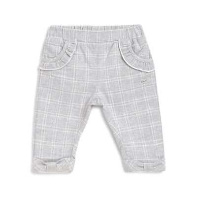 Flannel Long Trouser- check Pattern